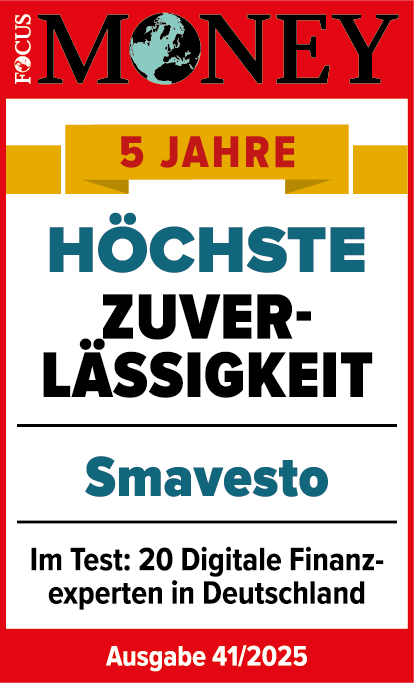 Siegel von Focus Money für höchste Zuverlässichkeit